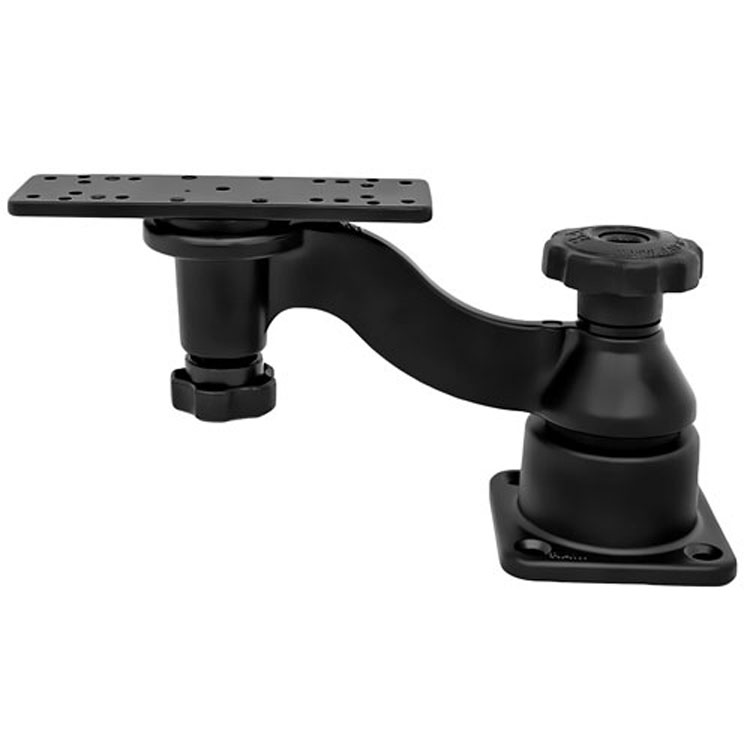【Ram Mounts/子ヒツジマウント】ランダムアクセス記憶装置-109Hスイングアームマウントヨコ (Q4S-ANK-002-002) 魚探 マウント