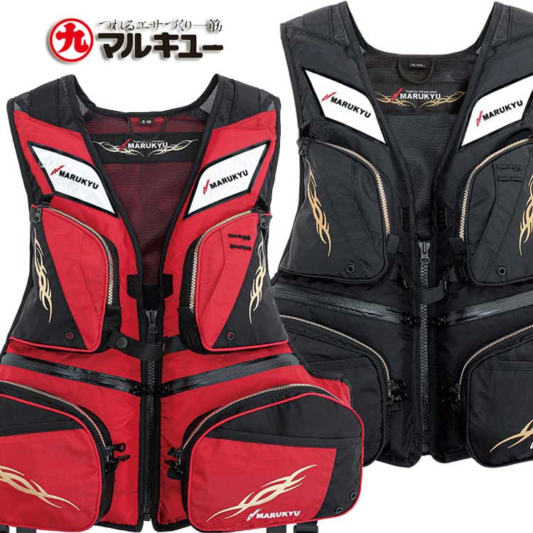 マルキユー ライフジャケット PFD03 L2 ブラック L-LLサイズ マルキユーPFD03 L2(レジャー用ライフジャケット）(2色) | つ