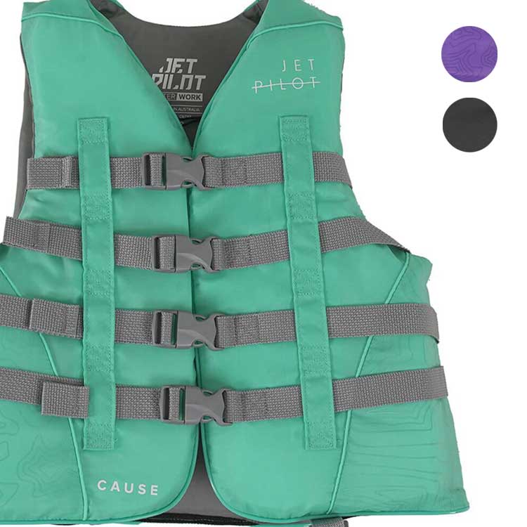 【JETPILOT/ジェットパイロット】JA23227CGA CAUSE F/E LADIES NYLON CGA VEST コーズ レディース ナイロン CGAベスト