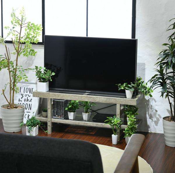 テレビ台 おしゃれ 安い 北欧 ローボード テレビボード TV台 テレビラック TVボード TVラック 収納 多い ガラス 古材風 シャビー ラック 鉢置き台 一人暮らし ロータイプ 19型 24型 32型 37型 40型 42型 西海岸 ヴィンテージ ブルックリン アメリカン 9,724円