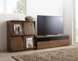 テレビ受像機台 置き目ゲーム盤 テレビ受像機ゲーム盤 + 書物棚 扉付き添い人 マガジンラック 一人暮らし 調度品 仕掛ける 新生きて行く 上の間 片方ゲーム盤 リビングゲーム盤 押し入れ ワンルーム ( 2点(テレビ受像機台+フラップチェスト) 幅140 )
