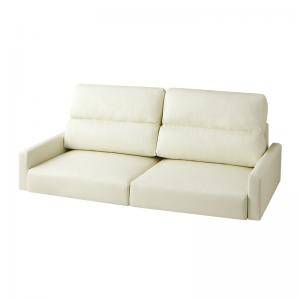 ソファ 人気商品 おしゃれ ソファー こたつ 椅子 低い 座椅子 ローソファー 安い 高級 デザイナーズ スタイリッシュ クール モダン 直置き 地べた 165cm ハイバック スリム肘 合皮 革 レザー 3人掛け