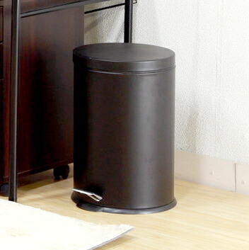 楽天市場 ゴミ箱 ごみ箱 ダストボックス キッチン リビング おしゃれ カフェ スリム ペダル ｌ ブラック 黒 リットル 蓋付き l ふた付き 蓋付きゴミ箱 蓋 つき 家具 インテリア通販 アットカグ