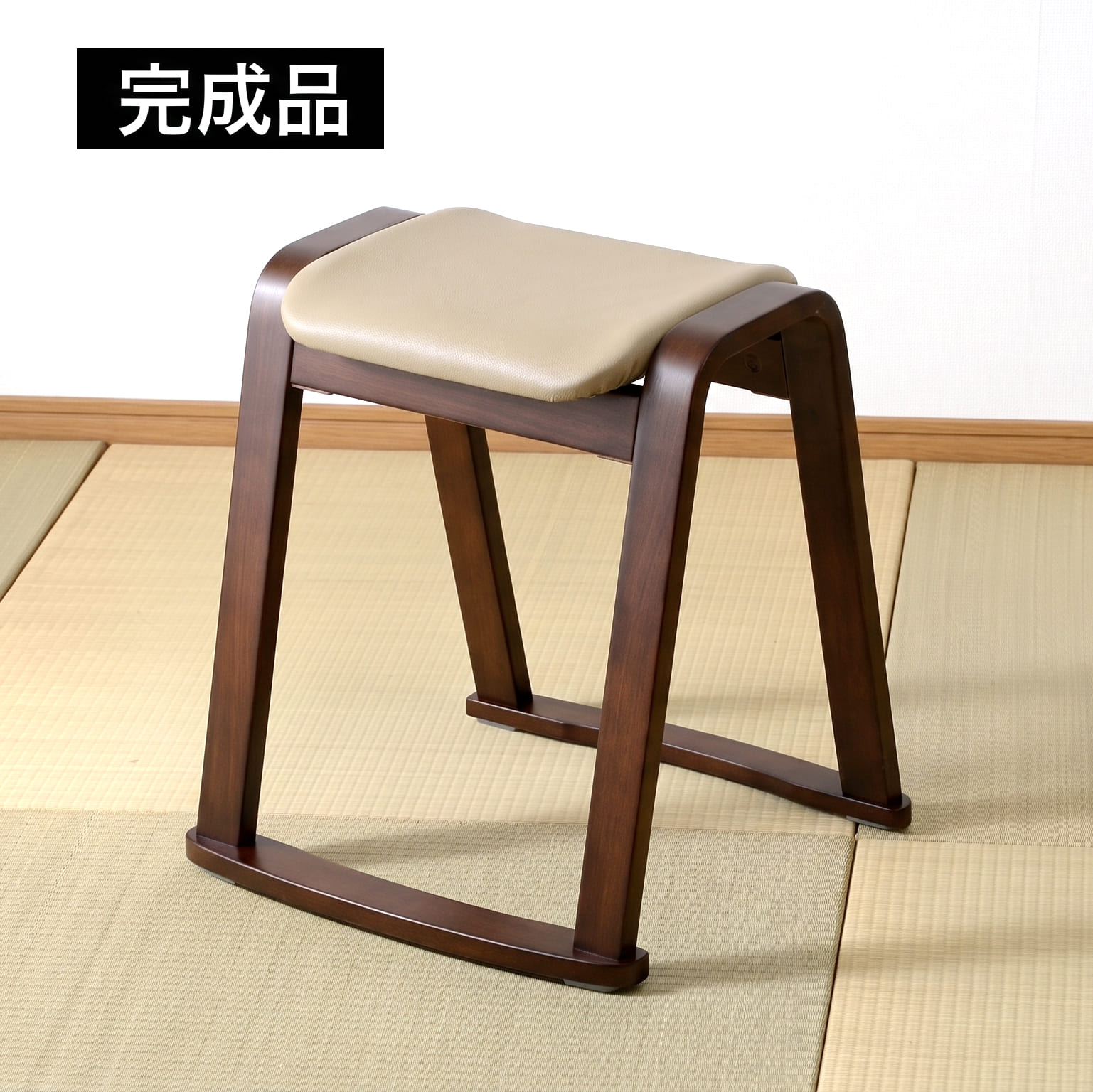 椅子 チェア スタッキング 積み重ね 木製スツール ベージュ 【スツール ベンチ 椅子 ベンチソファ ベンチチェア ロビーチェア カフェ モダンチェア 椅子 いすイス 送料無料】