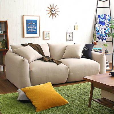 ソファー 2人掛け 安い 黄色 肘付き 布 茶色 ブラウン イエロー 青 黄色 おしゃれ ソファー ソファ 二人掛け ブルー グリーン 緑 ベージュ ソファ 2人掛け 二人掛け 2人用 二人用 おしゃれ 北欧 安い カフェ リビング 布 ファブリック ふかふか