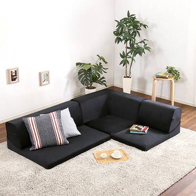 楽天市場】コーナーソファー コの字 L字型 l型 3人 三人 4人 四人