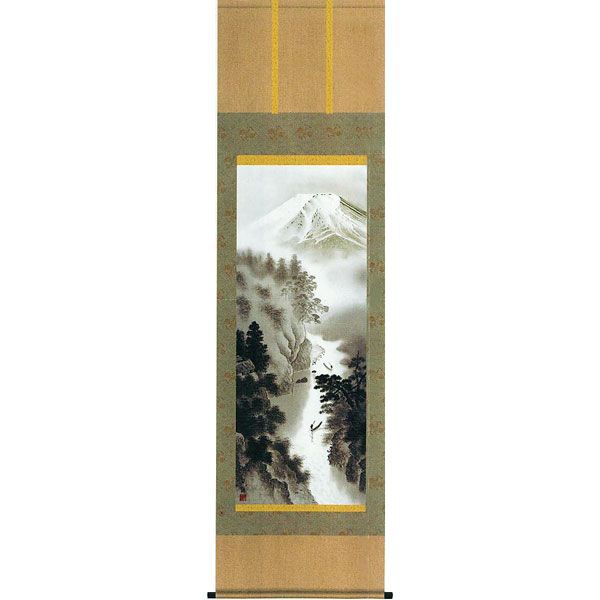 【真作】森公挙/雪中山景図/山水図/雪景山水図/横物/掛軸/名家伝来AB-824 楽天市場】掛軸 水墨山水 森 雪堂 尺五立 掛け軸 全国送料無料