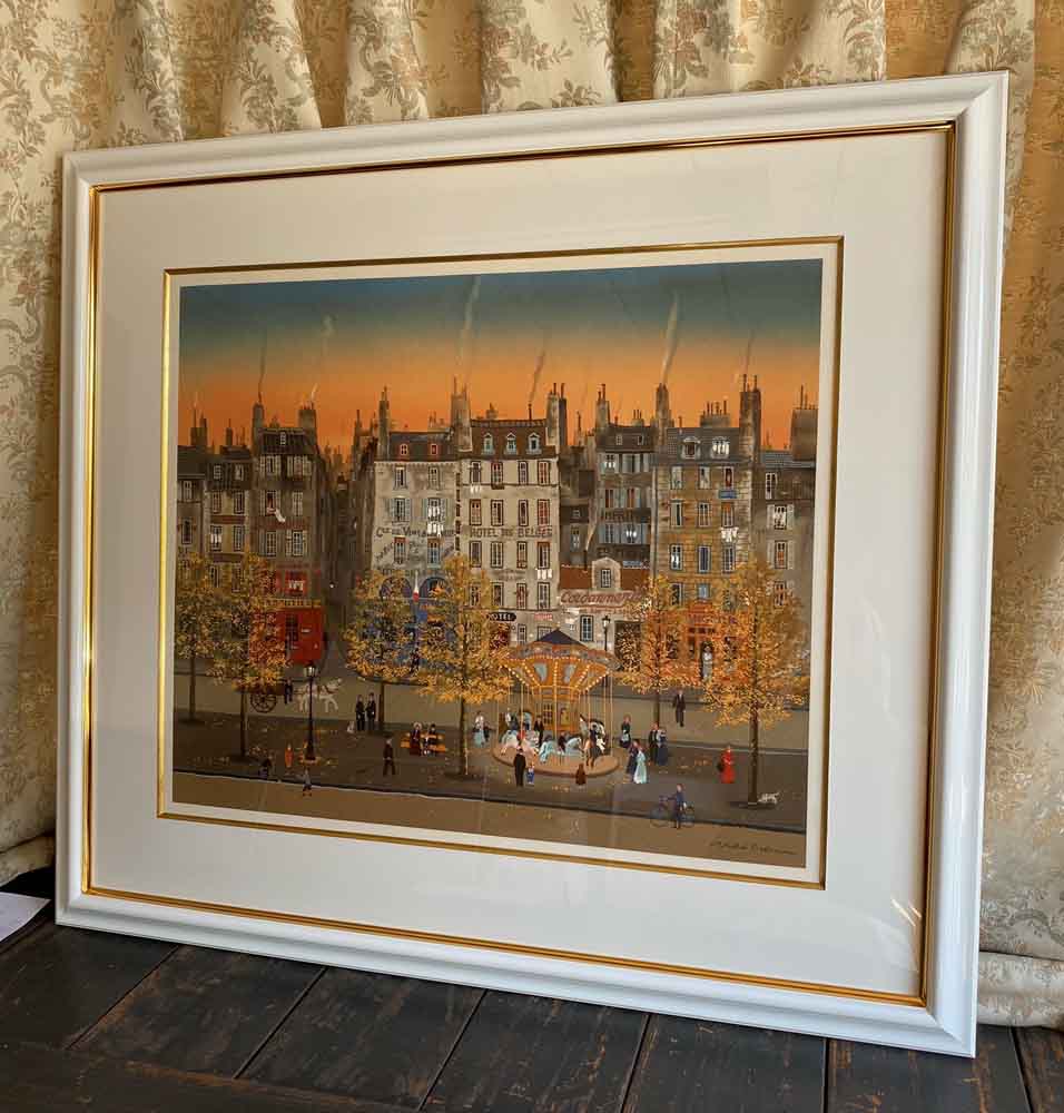 ミッシェル・ドラクロワ　グランラペンアジール　リトグラフ　版画 ミッシェル・ドラクロワ グランラペンアジール リトグラフ 版画 - メルカリ