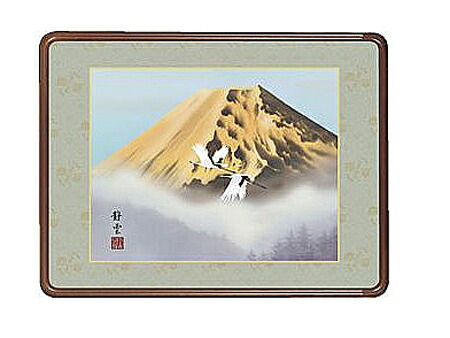 楽天市場】掛け軸 富士雲景 山村観峰 日本画 和額 掛軸 全国送料無料