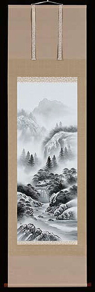 楽天市場】掛け軸 大塚陽水／白鶴舞老松 一行書 「美術名典掲載作家