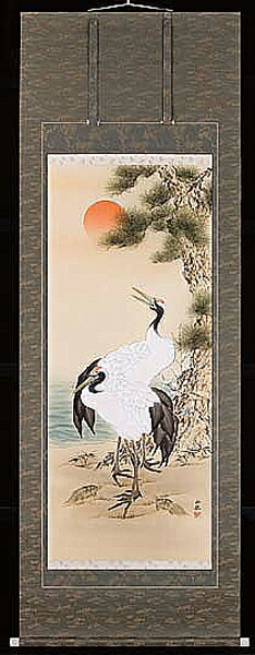 楽天市場】掛軸 水墨山水／箕輪翠香 美術年鑑掲載作家 号 12万6千円