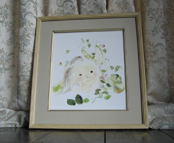 楽天市場】いわさきちひろ・赤ちゃんのくるひ(アート・複製画） : 絵画生活