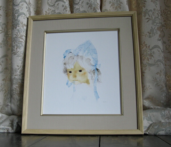 楽天市場】いわさきちひろ・赤ちゃんのくるひ(アート・複製画） : 絵画生活