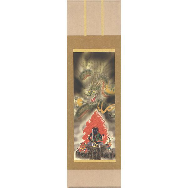 楽天市場】掛け軸 紅富士山水／田中浩一 日展入選作家 美術名典