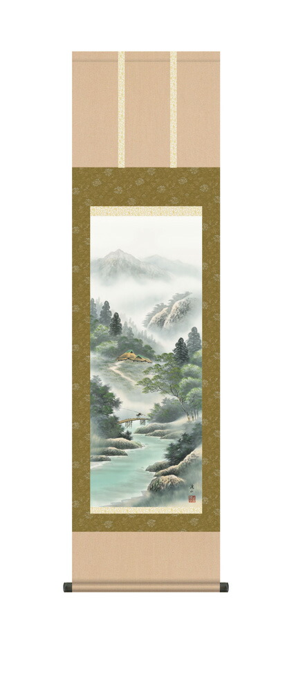 再入荷新品】 ヤフオク! - 田口紅洋 『 山河水明（尺三立） 』 版画+手