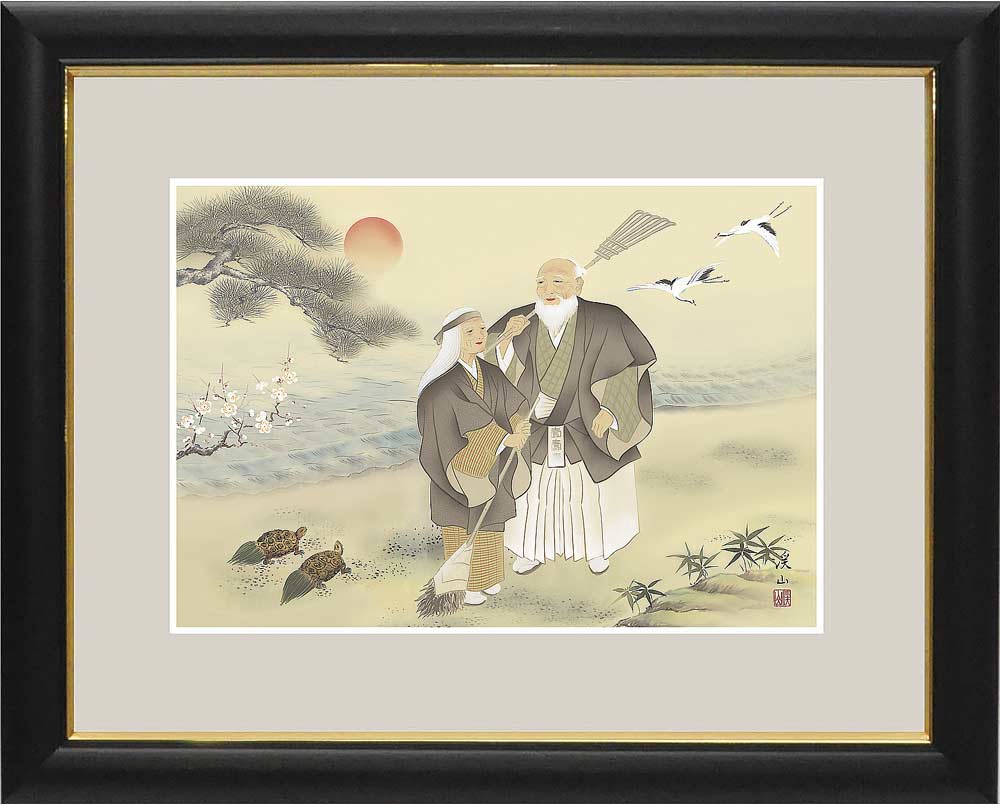 石踊達哉　オリジナルリトグラフ　源氏物語初音 石踊達哉 オリジナルリトグラフ 源氏物語初音