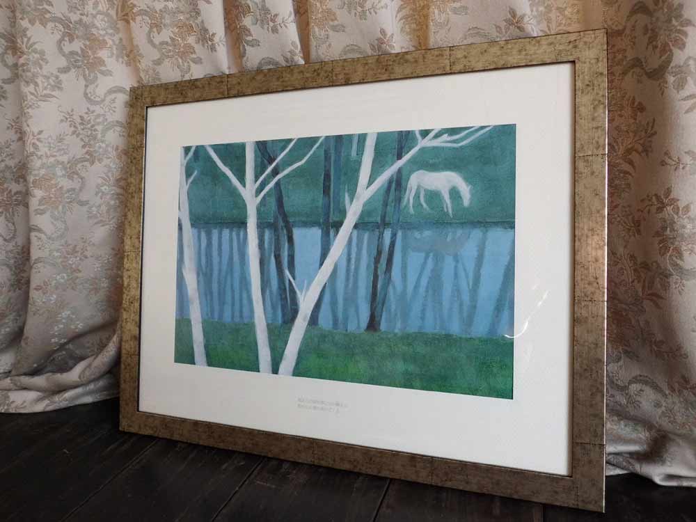 楽天市場】東山魁夷 樹霊 絵画 複製画 : 古都-京都 掛け軸専門店 文永堂