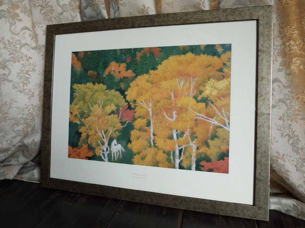 楽天市場】東山魁夷 樹霊 絵画 複製画 : 古都-京都 掛け軸専門店 文永堂