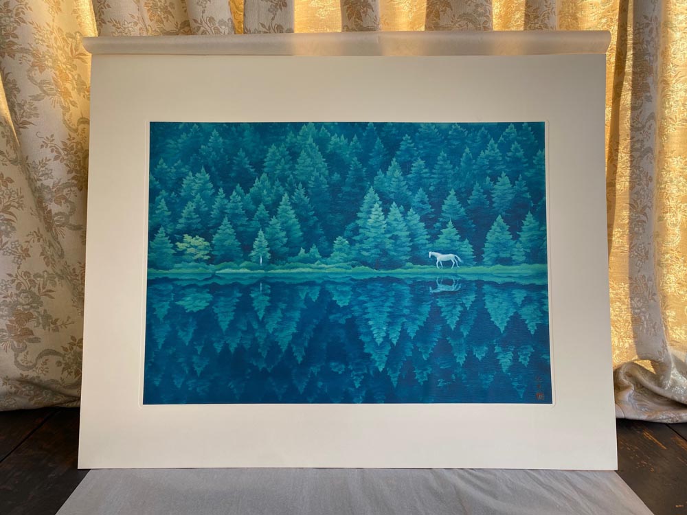 楽天市場】東山魁夷 東山魁夷代表作十二選 樹根 絵画 カラーコロタイプ