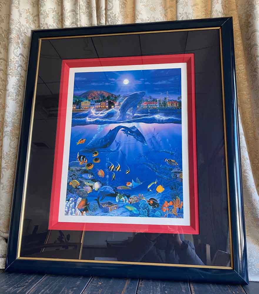 クリスチャン ラッセン シーフライト 作品保証書付き 本物 110cm×90cm 9f77e4240cf4dbbdb6c944f56b2507