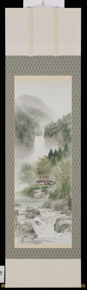 掛け軸 深山渓聲 水谷 雄 美術市場掲載作家 掛軸 全国送料無料 【smtb-k】【ky】|古都-京都 掛け軸専門店 文永堂