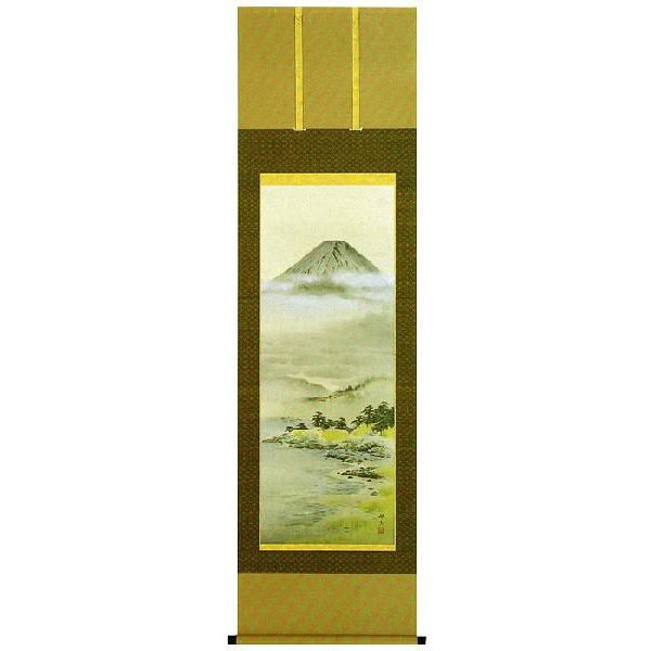 掛軸 夏雲霊峰 倉地邦彦 号 六万七千円 掛け軸 尺五立  全国貨物輸送無料 【smtb-k】【ky】