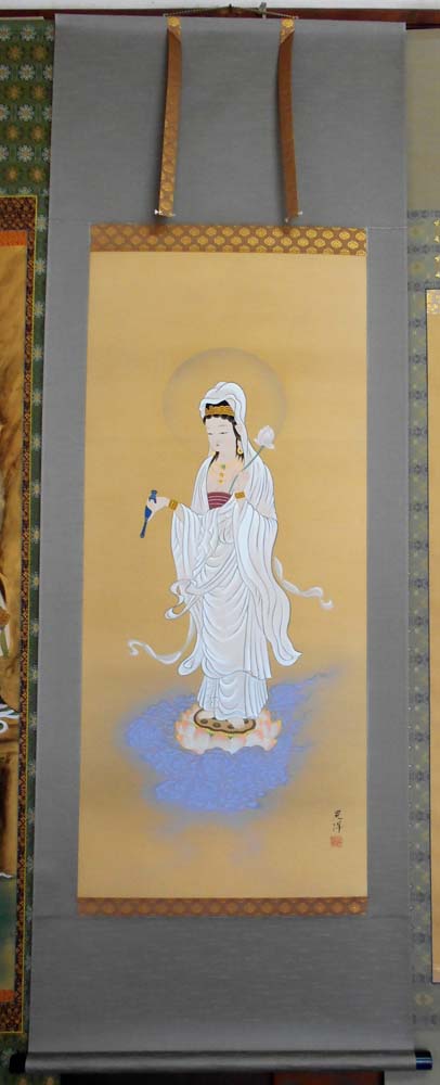 楽天市場】掛け軸 大塚陽水／白鶴舞老松 一行書 「美術名典掲載作家