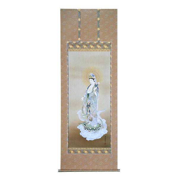 楽天市場】掛け軸／掛軸 雲上聖観音（和田 清雪）【送料無料】【代引