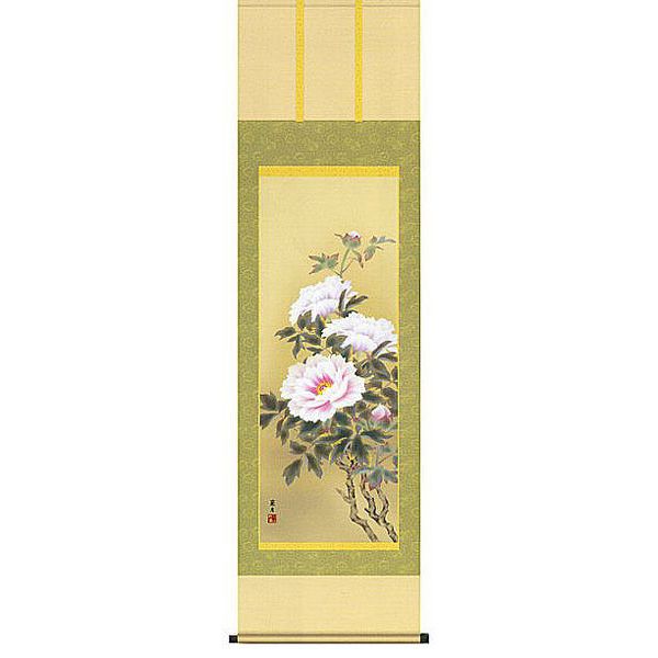 楽天市場】掛け軸 四季花 (吉井蘭月) 送料無料 掛軸 : 掛け軸
