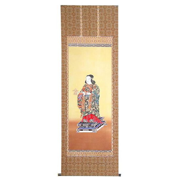 楽天市場】掛け軸 聖徳太子 (加藤鳳文) 送料無料（掛軸） : 掛け軸