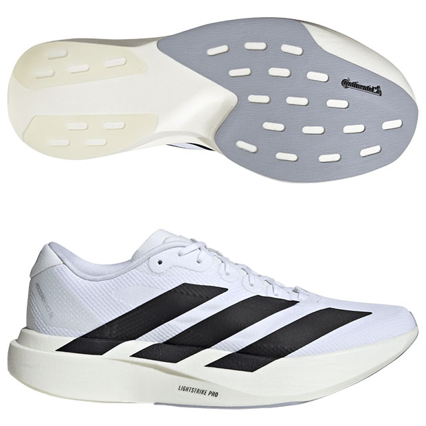 アディゼロ EVO SL WOVEN M　フットウェアホワイト&times;コアブラック　【adidas|アディダス】ランニングシューズjr1912｜オリジナルスショップ