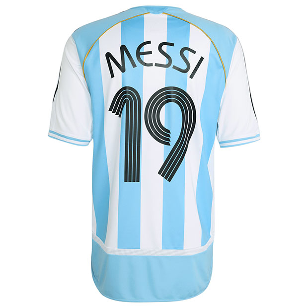 【尖んがり20倍】アルゼンチン代議員団 2006 老人ホーム 半袖制服 MESSI 【adidas|アディダス】ナショナルチームレプリカウェアーklf04-jn3708