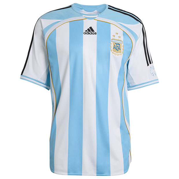 【尖んがり20倍】アルゼンチン代議員団 2006 老人ホーム 半袖制服 【adidas|アディダス】ナショナルチームレプリカウェアーlop73-kf0322