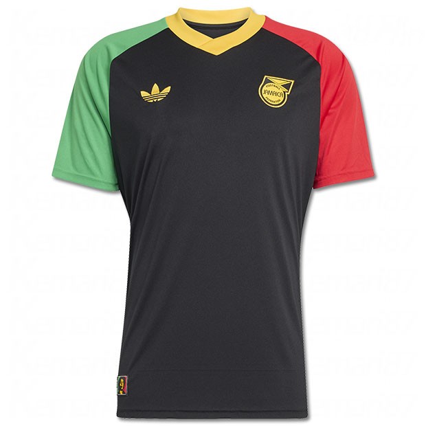【尖んがり20倍】ジャマイカ代議員団 2026 アウェイ 半袖プレマッチジャージー 【adidas|アディダス】ナショナルチームウェアーmme01