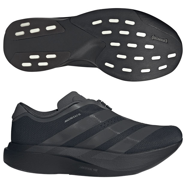 アディゼロ EVO SL ZIP M　コアブラック&times;グレーシックス　【adidas|アディダス】ランニングシューズkh9620｜オリジナルスショップ 16,060円