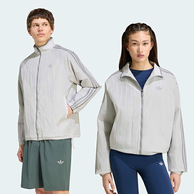 ユニセックス スリーストライプス ウインド トラックトップ グレーツー 【adidas originals|アディダスオリジナルス】wh891-kw7390|オリジナルスショップ