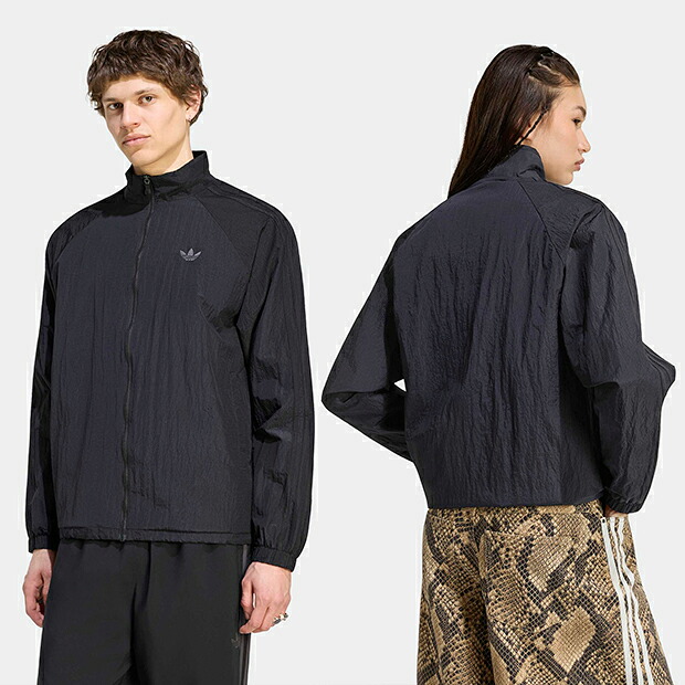 ユニセックス スリーストライプス ウインド トラックトップ ブラック 【adidas originals|アディダスオリジナルス】wh891-kw7391|オリジナルスショップ