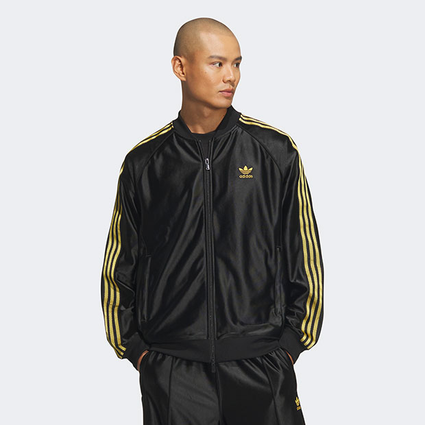 【希少】adidas トラックジャケット トレフォイル M ネイビー TJ78 adidas トレフォイルロゴ 80年代後半 ネイビー／レッド 希少