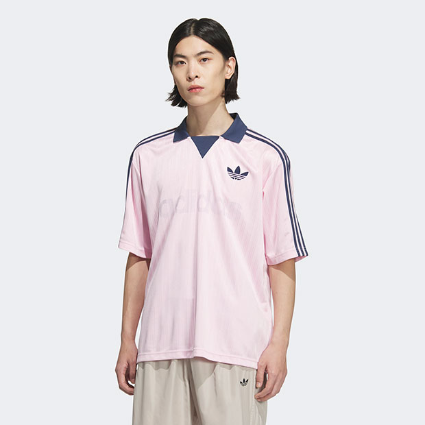 襟付きゴーリートップ　クリアピンク　【adidas originals|アディダスオリジナルス】va035-jx8982