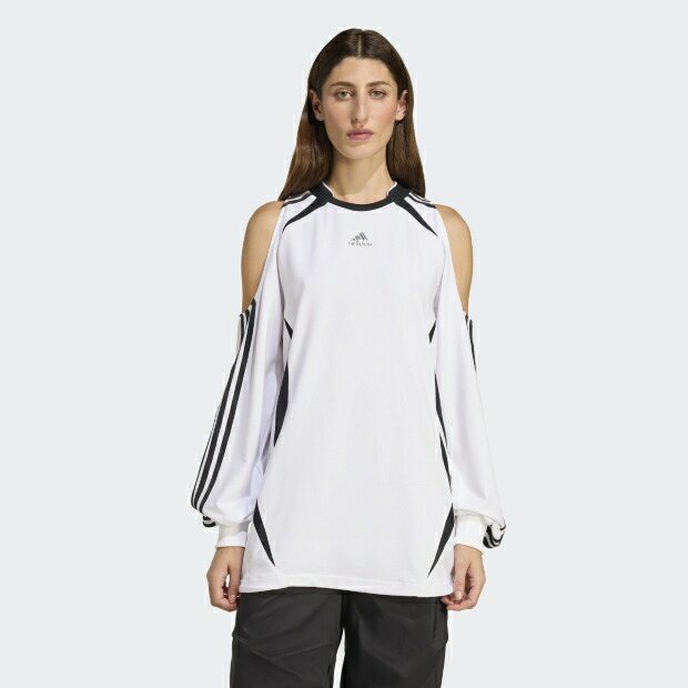 新品M Adidas Adilenium 半袖トップ　ブラック　IV9323 レディース Adilenium 半袖トップ ブラック ｜アパレル