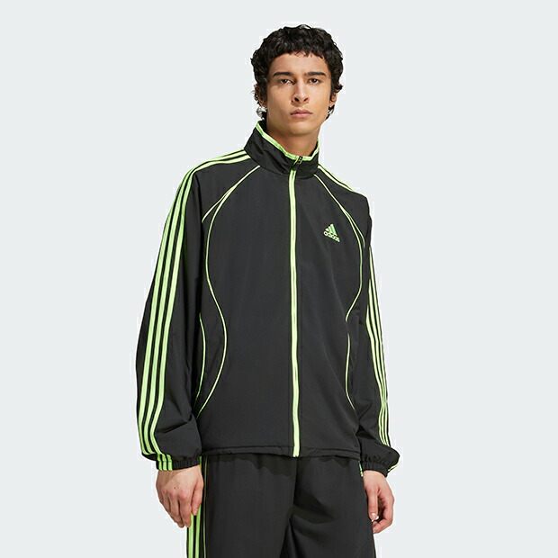 adidas SST トラックトップス ワンダーホワイト×カレッジグリーン(S) SST トラックトップ ワンダーホワイト×カレッジグリーン