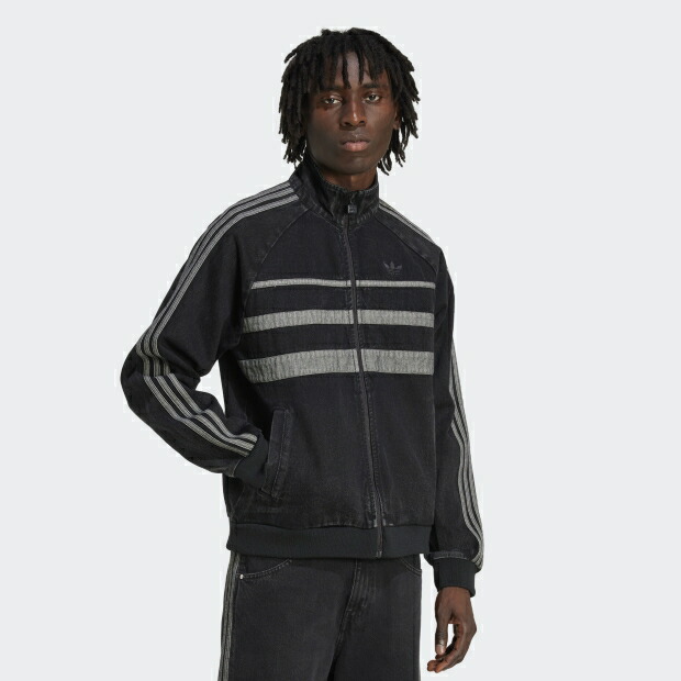 adidas デニムジャケット XL 海外限定XL adidas デニムジャケット 黒 JW1969 - メルカリ