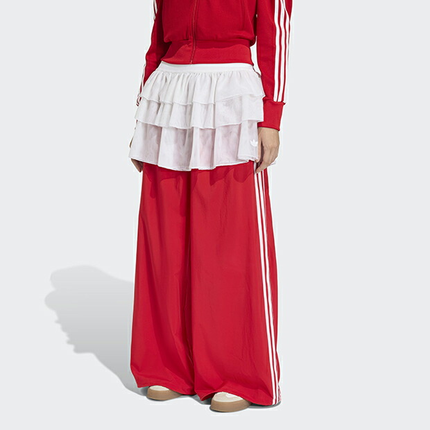 【4/15 23時～4/20 10時までポイント20倍】レディース アディルナ レース ADILENIUM FB TP パンツ　ベタースカーレット　【adidas originals|アディダスオリジナルス】vl328-ks1430