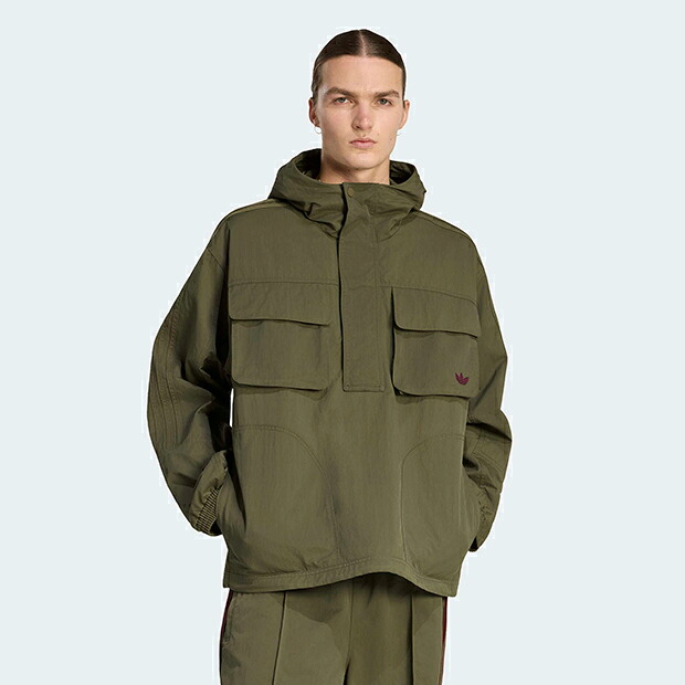 【4/4 20時～4/13 10時までポイント20倍】ブリットコア パーカー　オリーブストレータ　【adidas originals|アディダスオリジナルス】ci121-kv4445