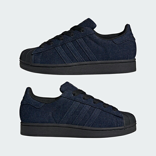 【尖んがり20倍】【SALE客体】レディース はやりっ子 2 SUPERSTAR 2 opi38 ナイトインディゴ 【adidas originals|アディダスオリジナルス】js4018