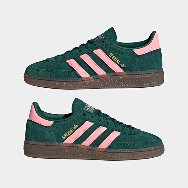 レディース ハンドボール スペツィアル HANDBALL SPEZIAL opt74　カレッジグリーン×ピンクスパーク　【adidas originals|アディダスオリジナルス】ih1496