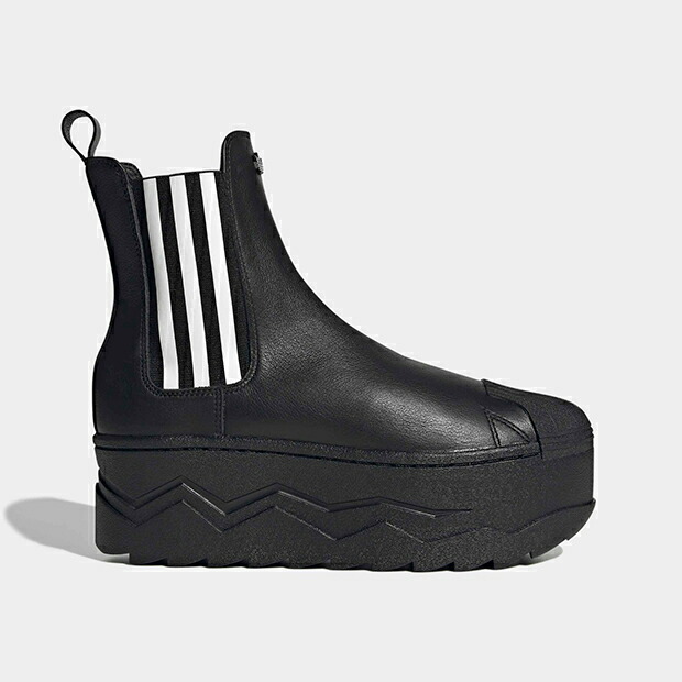 レディース アトモス ピンク SSTR プラットフォーム ブーツ ATMOS PINK SSTR PLATFORM BOOTS oor16　コアブラック&times;クラウドホワイト　【adidas originals|アディダスオリジナルス】jq6707｜オリジナルスショップ