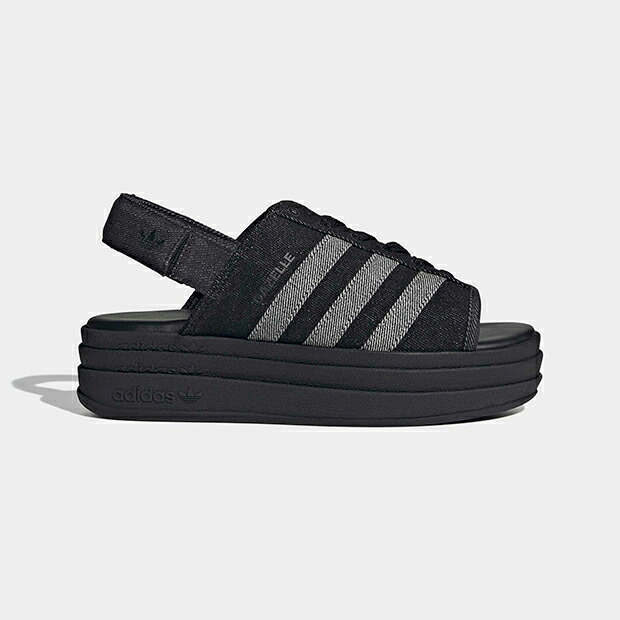 【4/4 20時～4/13 10時までポイント2倍】レディース ガゼル ボールド サンダル GAZELLE BOLD SANDAL osg56　コアブラック×サプライヤーカラー　【adidas originals|アディダスオリジナルス】ki0007