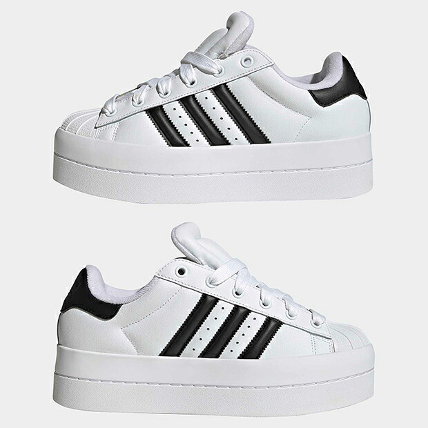 レディース はやりっ子 スタック orz30 クラウドホワイト×中核グループ黒いこと 【adidas originals|アディダスオリジナルス】ki1925