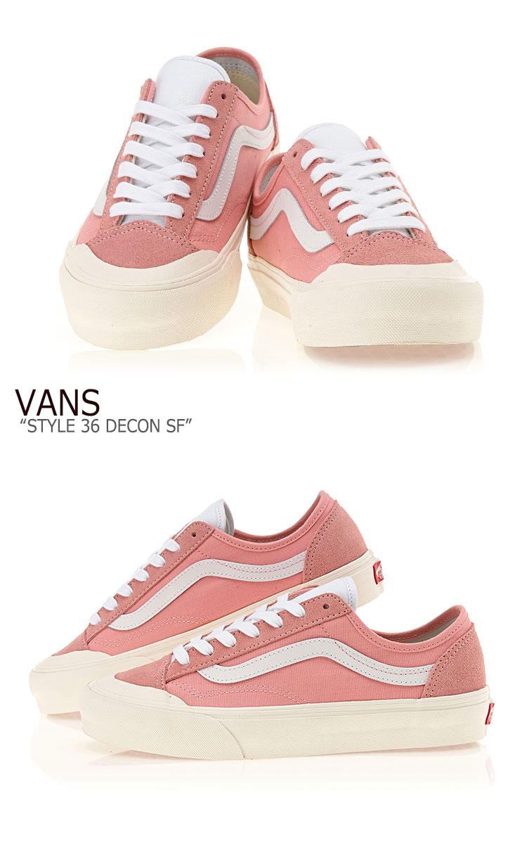 vans style 36 decon sf pink